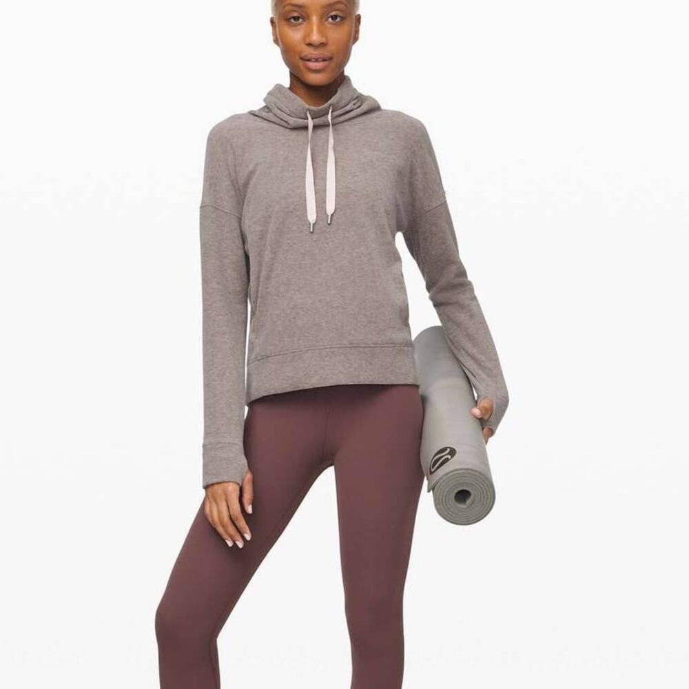 Lululemon Go Forward Pullover Heathered Pink Bliss 4